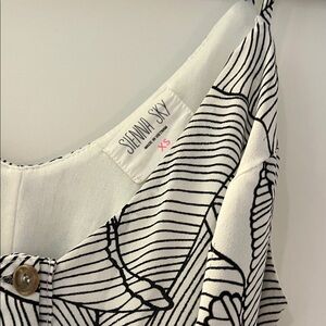 Sienna Sky Palm Patterned Dress